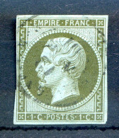 060524 FRANCE EMPIRE N° 11 Oblitéré Cad  TTB    Coté 90 Euros - 1853-1860 Napoléon III.