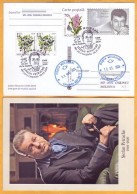 2024 Moldova  Special Postmark ”Ștefan Petrache (1949-2020). Singer, Artist. 75th Birth Anniversary.” - Moldavie