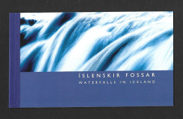 Iceland 2006 MNH Waterfalls Sg 1138/42 Booklet - Booklets