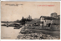 40 - Saubusse Les Bains Pont Sur L Adour Et Chemin De Halage - Cartes Postales Ancienne - Otros & Sin Clasificación