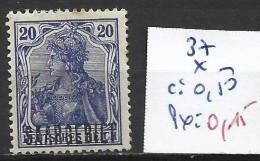 SARRE 37 * Côte 0.50 € - Unused Stamps