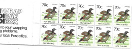 New Zealand Booklet Mnh ** Duck Bird 13 Euros 1988 - Booklets