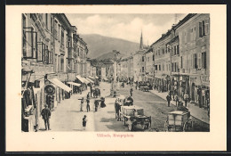 AK Villach, Hauptplatz Mit Dem Hotel Post  - Otros & Sin Clasificación