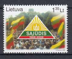 LITHUANIA 2008 Sajudis Anniversary MNH(**) Mi 972 #Lt940 - Lituanie