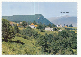 CPSM Dentelée 10.5 X 15 Isère L'Abbaye De SAINT-BERNARD-du-TOUVET Alt 850m Vue Générale Au Fond, Le Mont Blanc - Autres & Non Classés