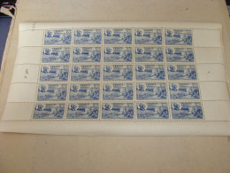 N° 607 En Feuille  De  25 Timbres Entières Neuves - Ganze Bögen