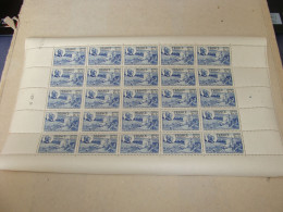 N° 607 En Feuille  De  25 Timbres Entières Neuves - Ganze Bögen