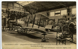 CPA  9 X 14   Isère  GRENOBLE 1925 Exposition Internationale De La Houille Blanche Et Du Tourisme  Section Aviation - Grenoble