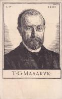 Art Card Signed Max Svabinsky  Born Kromeriz Tomas Masaryk  Born In Hodonin Dead In Lany - Repubblica Ceca