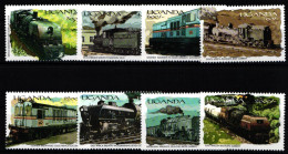 Uganda 2292-2299 Postfrisch #KP936 - Trains