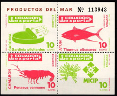 Ecuador Block 124 Postfrisch #KP943 - Equateur