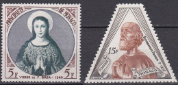 Monaco TUC 1955 YT 437 Et 439 Neuf - Unused Stamps