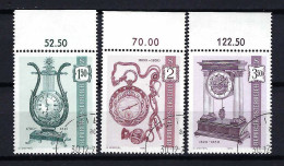 ÖSTERREICH Komplettsatz ANK-Nr. 1374 - 1376 Alte Uhren Gestempelt - Siehe Bild - Used Stamps