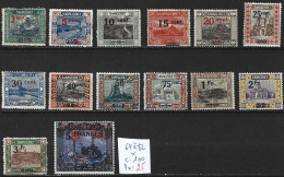 SARRE 69 à 82 * Côte 100 € - Unused Stamps