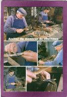 63 Atelier De Montage De Couteaux Laguiole Limage Du Manche De Corne Planage Avec Téquenne Rivetage Girodias & Couttier - Other & Unclassified