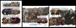 Central Africa 2023 185th Anniversary Of Jan Matejko. (632) OFFICIAL ISSUE - Andere & Zonder Classificatie