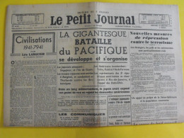 Journal Le Petit Journal Du 10 Décembre 1941. Collaboration Antisémite. La Rocque Japon Siam Bangkok Scoutisme - Other & Unclassified
