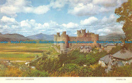 R073610 Harlech Castle And Snowdon. Jarrold. RP - Monde