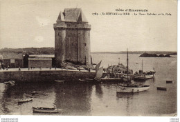 35 SAINT SERVAN SUR MER N°1785 La Tour Solidor Et La Cale Bateaux Voilier VOIR DOS - Saint Servan