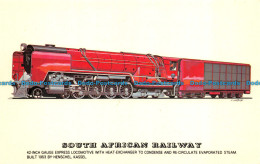 R072636 South African Railway. 42 Inch Gauge Express Locomotive With Heat Exchan - Monde