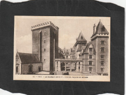 128907           Francia,   Pau,   Le  Chateau  Henri  IV,  Donjon,   Facade  Et  Entree,  NV - Pau