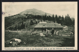 AK Maria Lankowitz, Stubalpe, Das Touristenhaus Salzstiegel Mit Rappkogel  - Autres & Non Classés