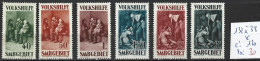 SARRE 132 à 38 * Côte 120 € - Unused Stamps