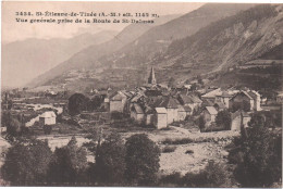 06- St-Etienne-de-Tinée  - Vue Générale Prise De La Route De St Dalmas - N° 3434   CPA - Saint-Etienne-de-Tinée