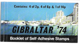 Gibraltar Mnh ** Booklet 1974 UPU 15 Euros - Gibilterra