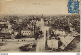 67 HAGUENAU N°1 Vue Générale En 1925 VOIR ZOOM Linge étendu ? Cour D'école ? édit Ch. Bergeret Strasbourg - Haguenau