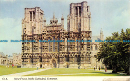 R073665 West Front Wells Cathedral. Somerset. Harvey Barton - World