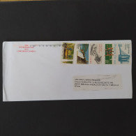 Sobre Cover Lettre Estados Unidos USA - Cartas & Documentos