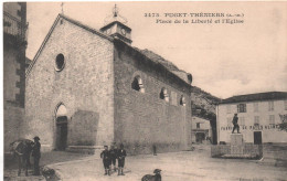 06 - PUGET-THENIERS - Place De La Liberté Et L'église -  - Ed  Giletta  N° 3473  CPA - Sonstige & Ohne Zuordnung