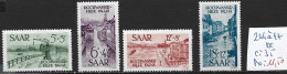 SARRE 244 à 47 ** Côte 35 € - Unused Stamps