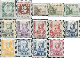 730464 HINGED ESPAÑA 1937 CIFRAS, CID E ISABEL II - Unused Stamps