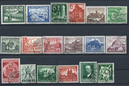Allemagne Empire Lot 18 Tp Obl (FU) Année 1939/41 - Sujets Divers - Used Stamps