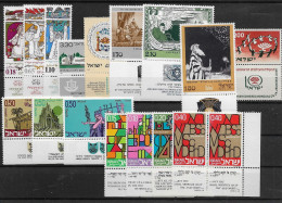 TIMBRE STAMP ZEGEL ISRAEL PETIT LOT  TOUS  XX AVEC TABS - Unused Stamps (with Tabs)