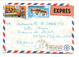 TOGO - Affranchissement Sur Lettre Exprès - Education / Scoutisme - Togo (1960-...)