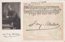 Joaquim Malats Born In Barcelona Pianist Piano  Art Nouveau Lyre - Andere & Zonder Classificatie