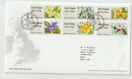 Great Britain Post & Go 2014 Flora Flowers FDC. Postal Weight Approx 0,09 Kg. Please Read Sales Conditions Under Image O - Viñetas De Franqueo [ATM]