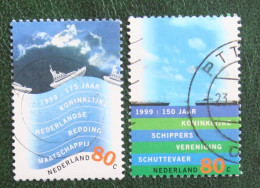 Nederland Waterland NVPH 1822-1823 (Mi 1716-1717); 1999 Gestempeld / USED NEDERLAND / NIEDERLANDE - Usati