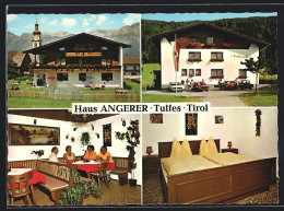 AK Tulfes /Tirol, Die Pension Haus Angerer Mit Innenansichten, Schmalzgasse 6  - Sonstige & Ohne Zuordnung