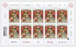 MONACO 2024 EVENTS International Bouquet Competition - Fine Sheet MNH - Unused Stamps