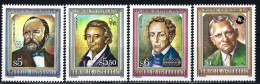 ÖSTERREICH Komplettsatz ANK-Nr. 2085 - 2088 Naturwissenschaftler Postfrisch - Siehe Bild - Unused Stamps
