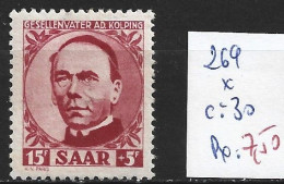 SARRE 269 * Côte 30 € - Unused Stamps
