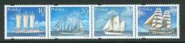 POLAND 1996 SHIPS MICHEL 3577-3580 MNH - Ships