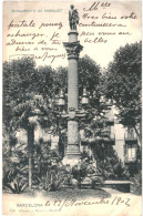 CPA Carte Postale Espagne Barcelona  Monumento De MArquet  1902 VM80601 - Barcelona