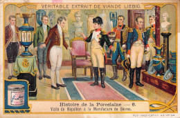 VIEUX PAPIERS CHROMOS LIEBIG HISTOIRE DE LA PORCELAINE 6 NAPOLEON 8 X 11 CM - Liebig