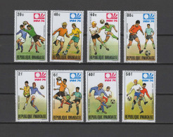 Rwanda 1974 Football Soccer World Cup Set Of 8 MNH - 1974 – West Germany