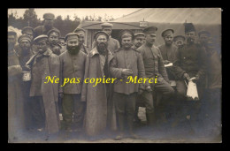 GUERRE 14/18 - RUSSES AU CAMP DE KONIGSBRUCK - CARTE PHOTO ORIGINALE - Weltkrieg 1914-18